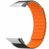 Strap-it Strap-It Bracelet silicone relier Oppo Watch Free (orange/noir) Strap-it Strap-It Bracelet silicone relier Oppo Watch Free (orange/noir)