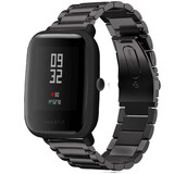 Strap-it Bracelet titane Amazfit Bip (noir)
