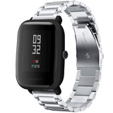 Strap-it Bracelet titane Amazfit Bip (argent)