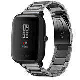 Strap-it Bracelet titane Amazfit Bip (gris)