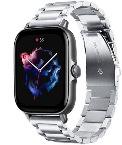 Strap-it Strap-It Bracelet titane Amazfit GTS 3 (argent) Strap-it Strap-It Bracelet titane Amazfit GTS 3 (argent)