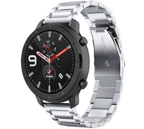 Strap-it Bracelet titane Amazfit GTR (argent)
