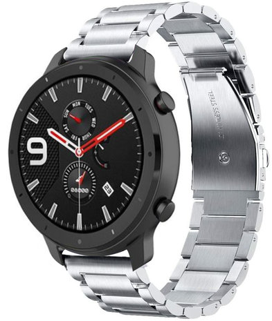 Strap-it Strap-It Bracelet titane Amazfit GTR (argent)