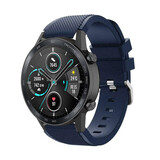 Strap-it Bracelet silicone Honor Magic Watch 2 (bleu foncé)