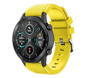 Strap-it Bracelet silicone Honor Magic Watch 2 (jaune)