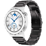 Strap-it Bracelet titane Huawei Watch GT 3 Pro 43 mm (noir)