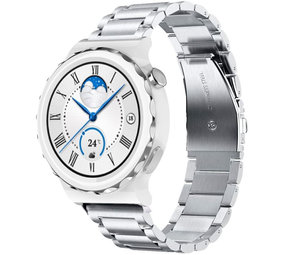 Strap-it Bracelet titane Huawei Watch GT 3 Pro 43 mm (argent)
