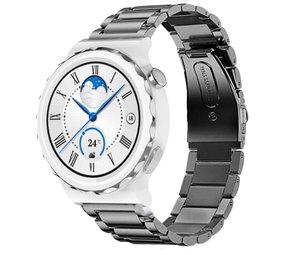 Strap-it Bracelet titane Huawei Watch GT 3 Pro 43 mm (gris) Strap-it Bracelet titane Huawei Watch GT 3 Pro 43 mm (gris)