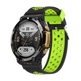 Strap-it Bracelet sport Amazfit T-Rex 2 (noir/vert)