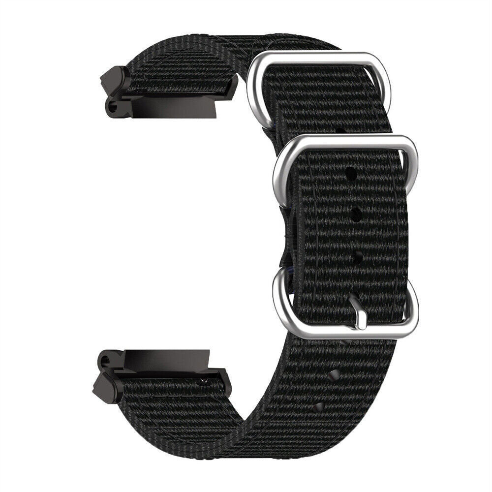Strap-it Strap-It Bracelet nylon boucle Amazfit T-Rex 2 (noir)
