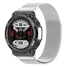 Strap-it Strap-It Bracelet Milanais Amazfit T-Rex 2 (argent) Strap-it Strap-It Bracelet Milanais Amazfit T-Rex 2 (argent)