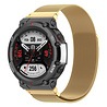Strap-it Strap-It Bracelet Milanais Amazfit T-Rex 2 (or) Strap-it Strap-It Bracelet Milanais Amazfit T-Rex 2 (or)