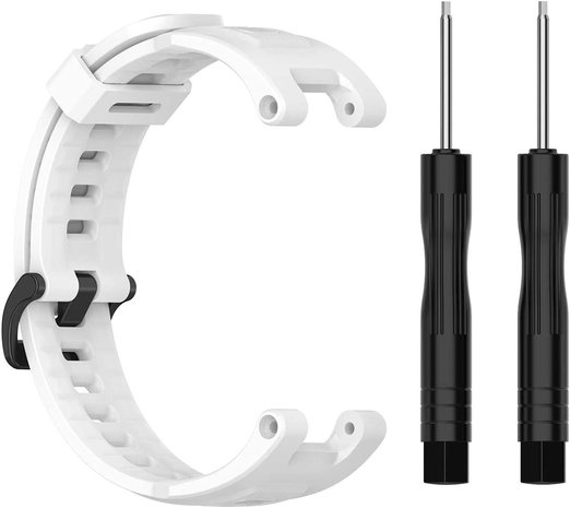 Strap-it Strap-It Bracelet silicone Amazfit T-Rex (Pro) (blanc)