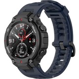 Strap-it Bracelet silicone Amazfit T-Rex (Pro) (bleu foncé)