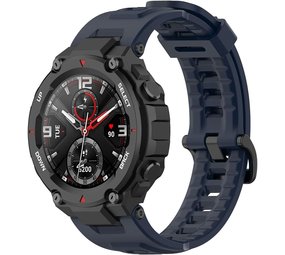Strap-it Bracelet silicone Amazfit T-Rex (Pro) (bleu foncé)