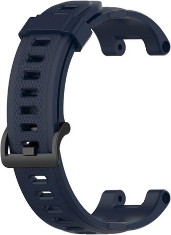 Strap-it Strap-It Bracelet silicone Amazfit T-Rex (Pro) (bleu foncé)
