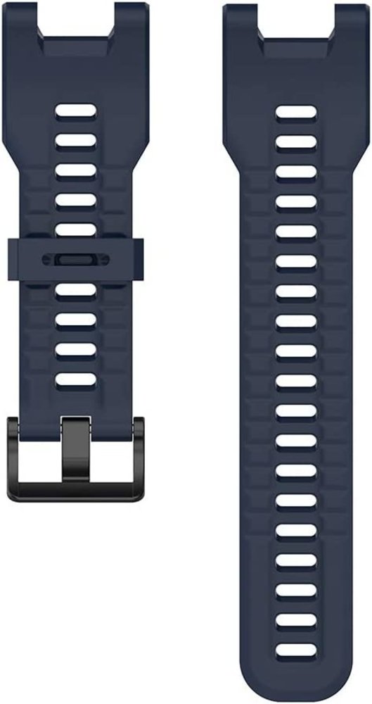 Strap-it Strap-It Bracelet silicone Amazfit T-Rex (Pro) (bleu foncé)