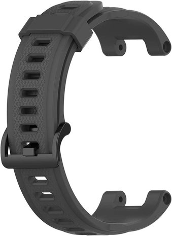 Strap-it Strap-It Bracelet silicone Amazfit T-Rex (Pro) (gris foncé)
