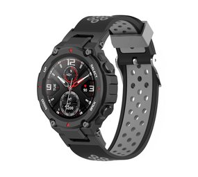 Strap-it Bracelet sport Amazfit T-Rex (Pro) (noir/gris)