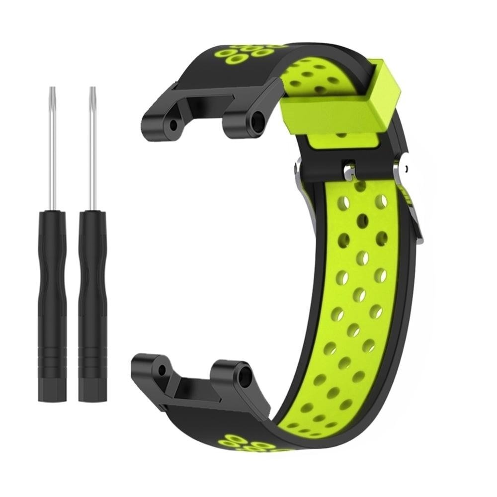 Strap-it Strap-It Bracelet sport Amazfit T-Rex (Pro) (noir/vert)