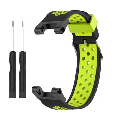 Strap-it Strap-It Bracelet sport Amazfit T-Rex (Pro) (noir/vert)