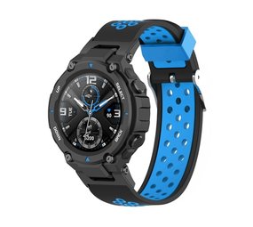 Strap-it Bracelet sport Amazfit T-Rex (Pro) (noir/bleu)