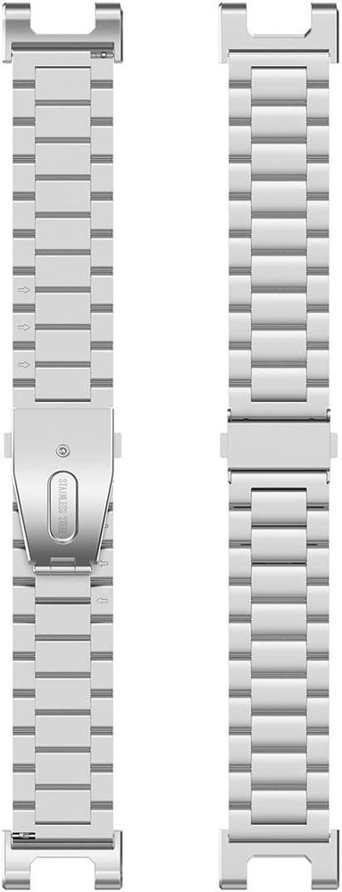 Strap-it Strap-It Bracelet acier Amazfit T-Rex (Pro) (argent) Strap-it Strap-It Bracelet acier Amazfit T-Rex (Pro) (argent)