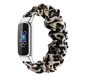 Strap-it Bracelet Chouchou Fitbit Luxe (léopard)