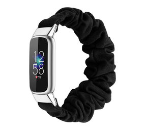 Strap-it Bracelet Chouchou Fitbit Luxe (noir)
