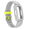 Strap-it Strap-It Bracelet silicone Fitbit Ace 3 (gris/jaune) Strap-it Strap-It Bracelet silicone Fitbit Ace 3 (gris/jaune)
