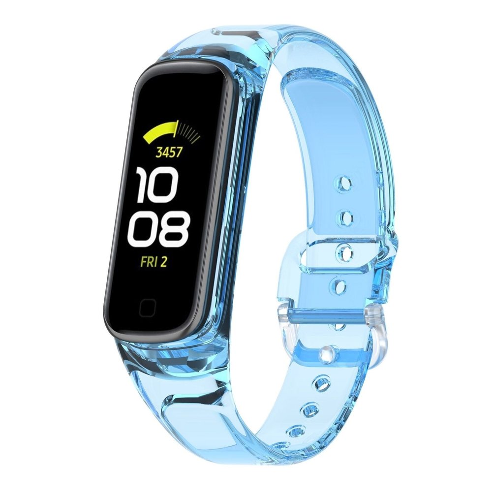 Strap-it Strap-It Bracelet cristal décoloration du soleil Samsung Galaxy Fit 2(transparente-bleu)