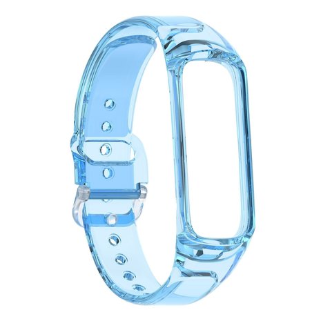 Strap-it Strap-It Bracelet cristal décoloration du soleil Samsung Galaxy Fit 2(transparente-bleu)