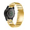 Strap-it Strap-It Bracelet métal Garmin Fenix 5/6 (or) Strap-it Strap-It Bracelet métal Garmin Fenix 5/6 (or)