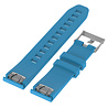 Strap-it Strap-It Bracelet silicone brillant Garmin Fenix 5/6 (bleu clair) Strap-it Strap-It Bracelet silicone brillant Garmin Fenix 5/6 (bleu clair)