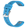 Strap-it Strap-It Bracelet silicone brillant Garmin Fenix 5/6 (bleu clair) Strap-it Strap-It Bracelet silicone brillant Garmin Fenix 5/6 (bleu clair)