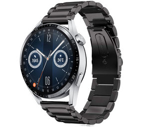 Strap-it Bracelet titane Huawei Watch GT 3 46mm (noir)