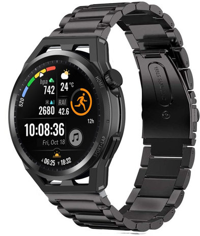 Strap-it Strap-It Bracelet titane Huawei Watch GT Runner (noir)