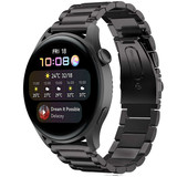 Strap-it Bracelet titane Huawei Watch 3 (Pro) (noir)
