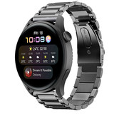 Strap-it Bracelet titane Huawei Watch 3 (Pro) (gris)