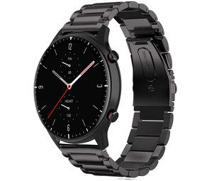 Strap-it Bracelet titane Amazfit GTR 2 (noir)