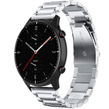Strap-it Bracelet titane Amazfit GTR 2 (argent)