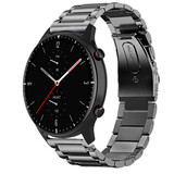 Strap-it Bracelet titane Amazfit GTR 2 (gris)