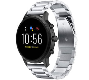 Strap-it Bracelet titane Fossil Gen 5 (argent)