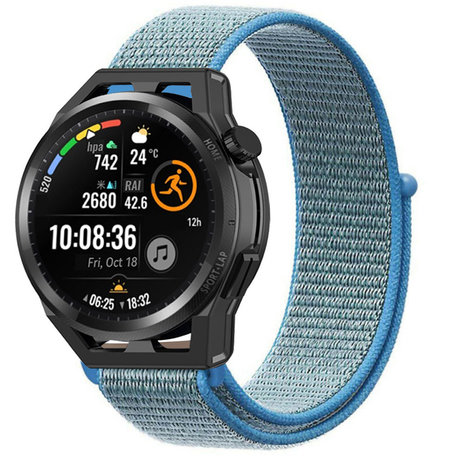 Strap-it Strap-It Bracelet nylon Huawei Watch GT Runner (bleu)