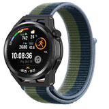 Strap-it Bracelet nylon Huawei Watch GT Runner (vert mousse)