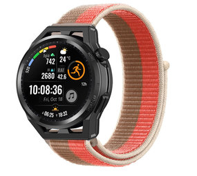 Strap-it Bracelet nylon Huawei Watch GT Runner (rose pomelo)