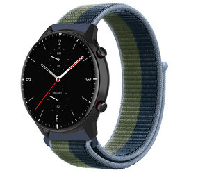 Strap-it Bracelet nylon Amazfit GTR 2 (vert mousse)