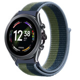 Strap-it Bracelet nylon Fossil Gen 6 44mm (vert mousse)