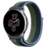 Strap-it Bracelet nylon OnePlus Watch (vert mousse)