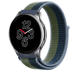Strap-it Bracelet nylon OnePlus Watch (vert mousse)